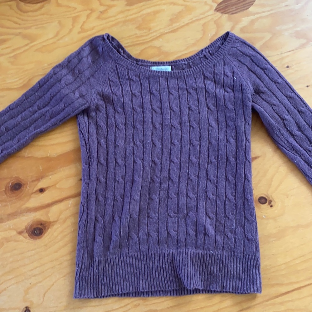 Purple Aeropostale sweater size small
